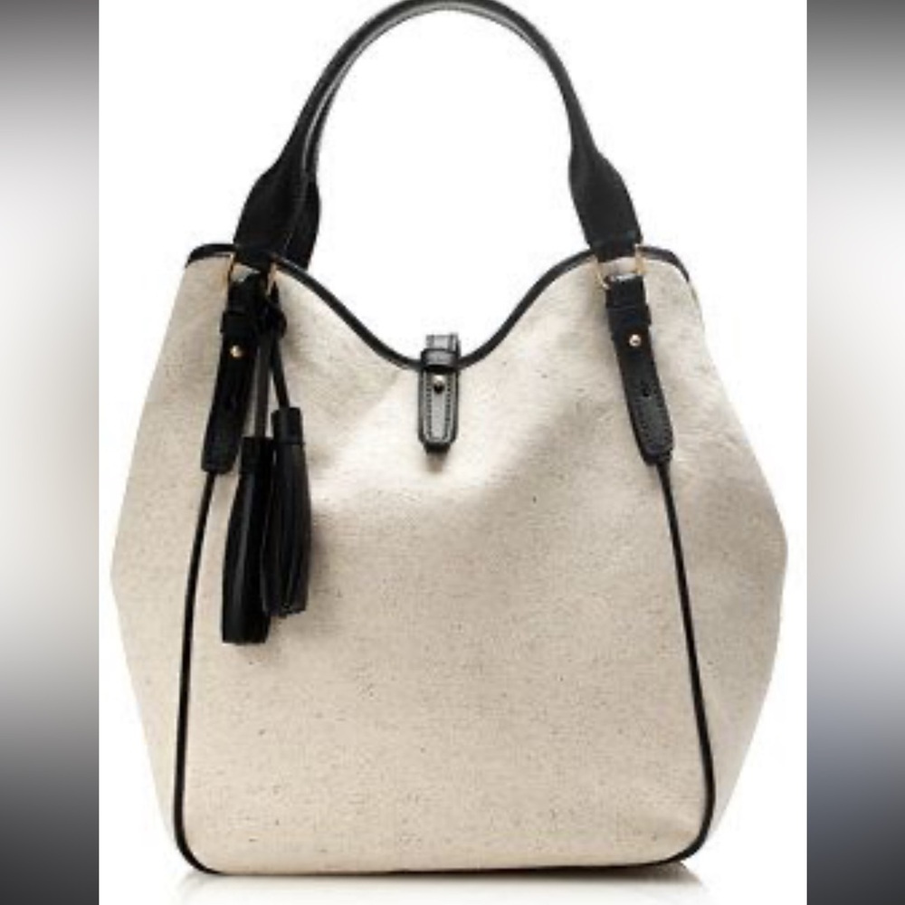 J Crew Hayden Canvas Hobo Tote